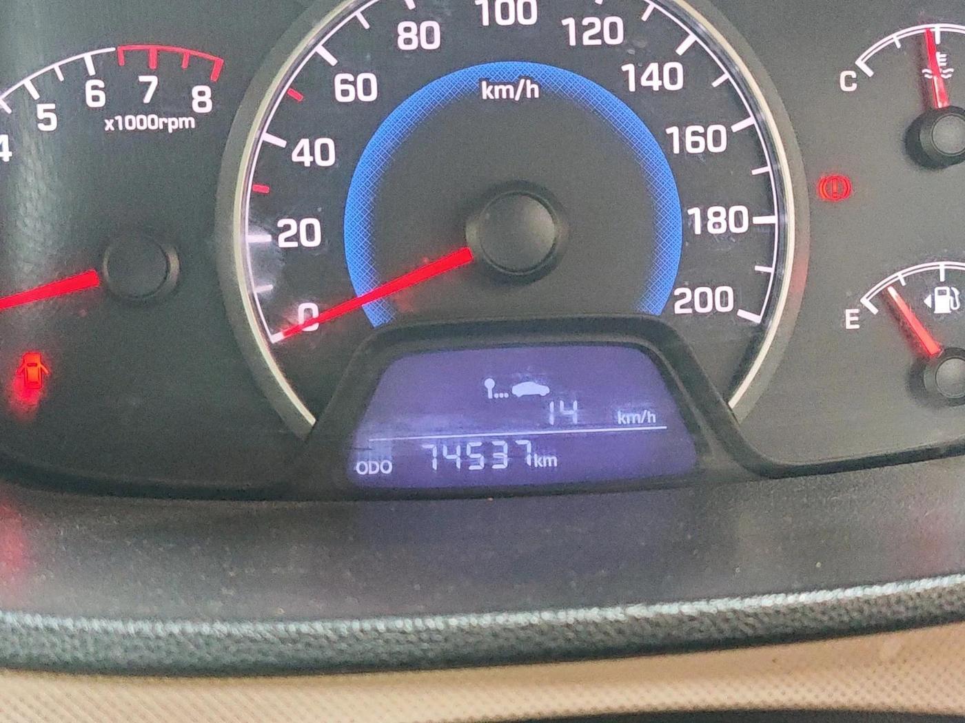 2016 Hyundai Grand i10 ASTA 1.2 KAPPA VTVT, Petrol, Manual, 74,537 km, interior