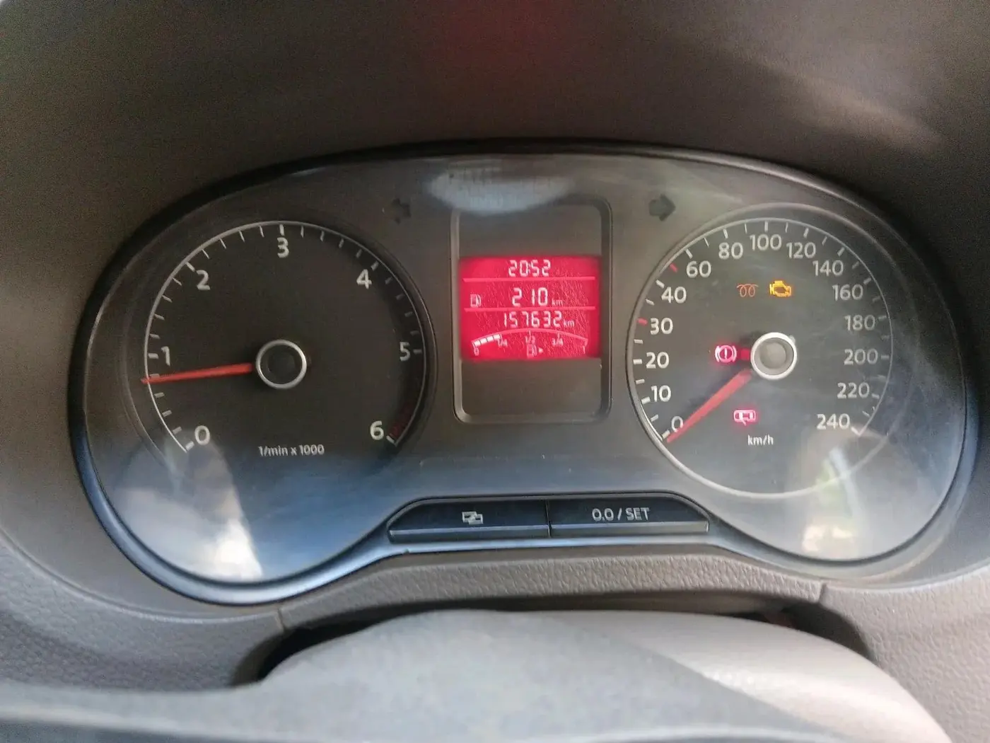 2011 Volkswagen Vento HIGHLINE DIESEL 1.6, Diesel, Manual, 1,57,632 km, interior
