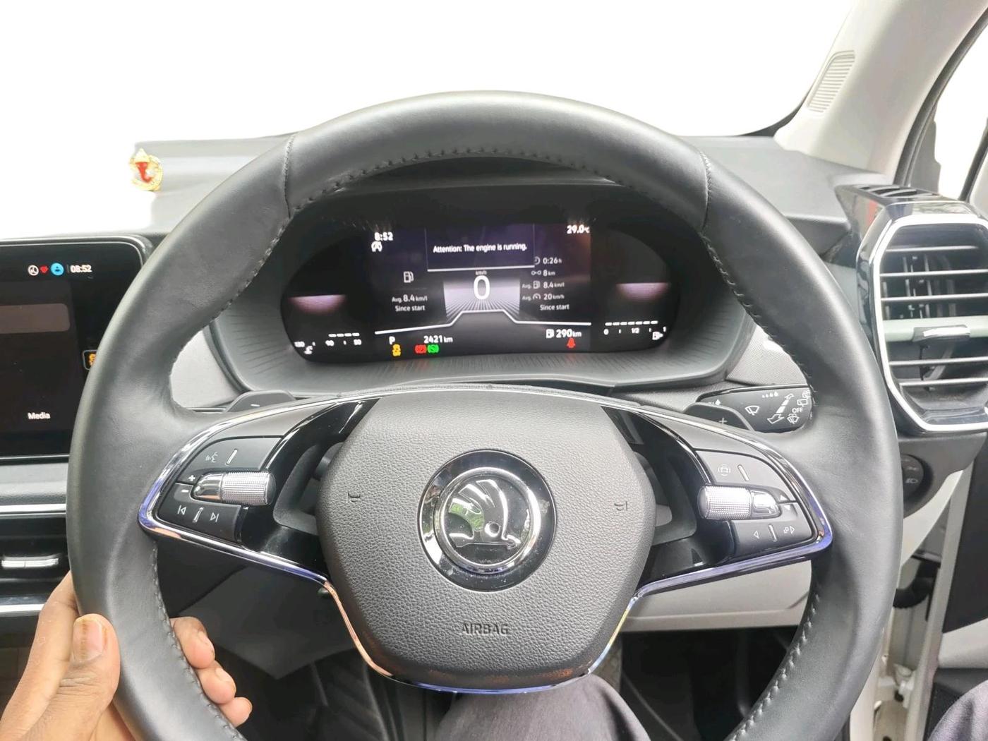 2026 Skoda Kylaq Prestige AT, Petrol, Automatic, 2,421 km, interior