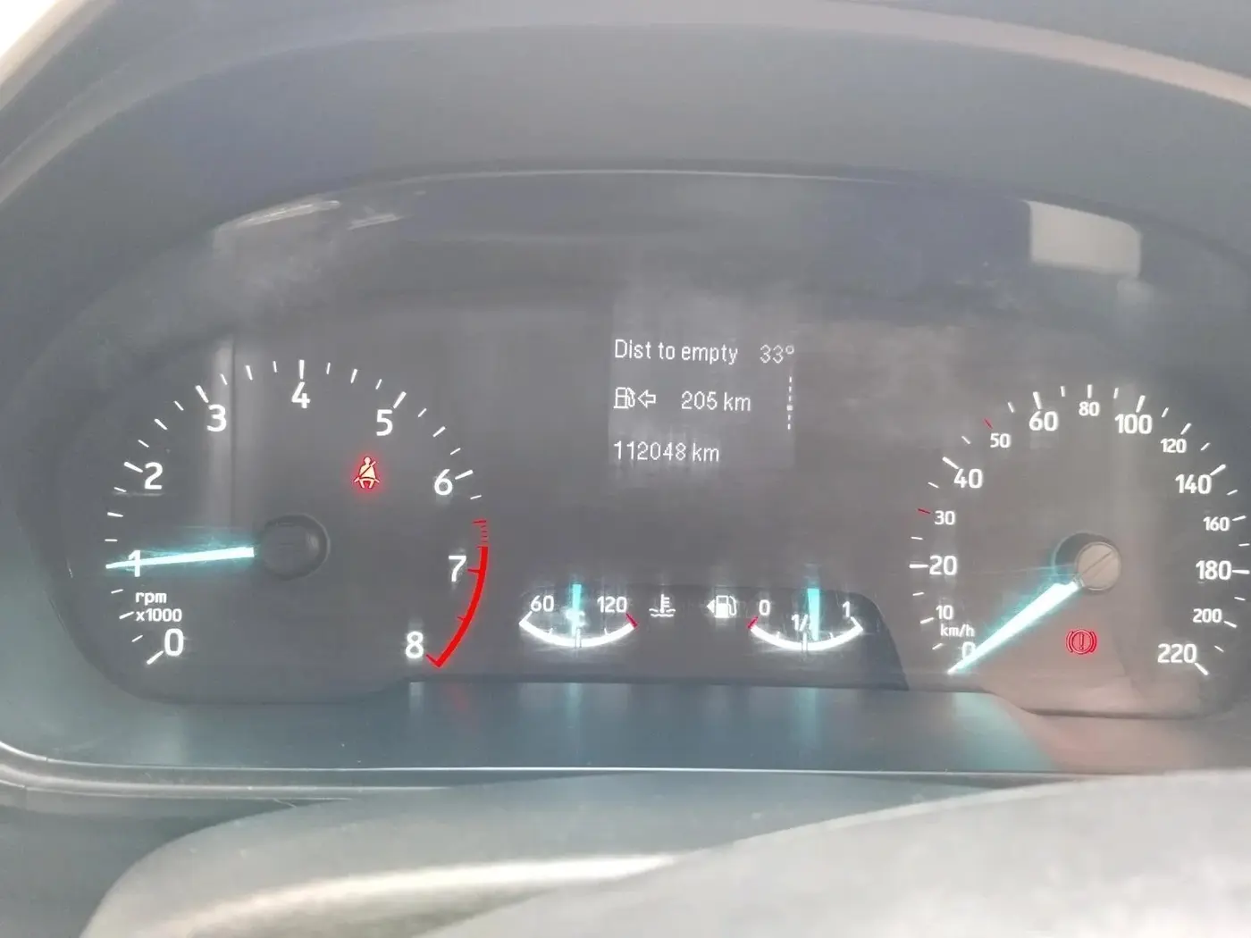 2018 Ford Ecosport TITANIUM 1.5L PETROL, Petrol, Manual, 1,12,084 km, interior