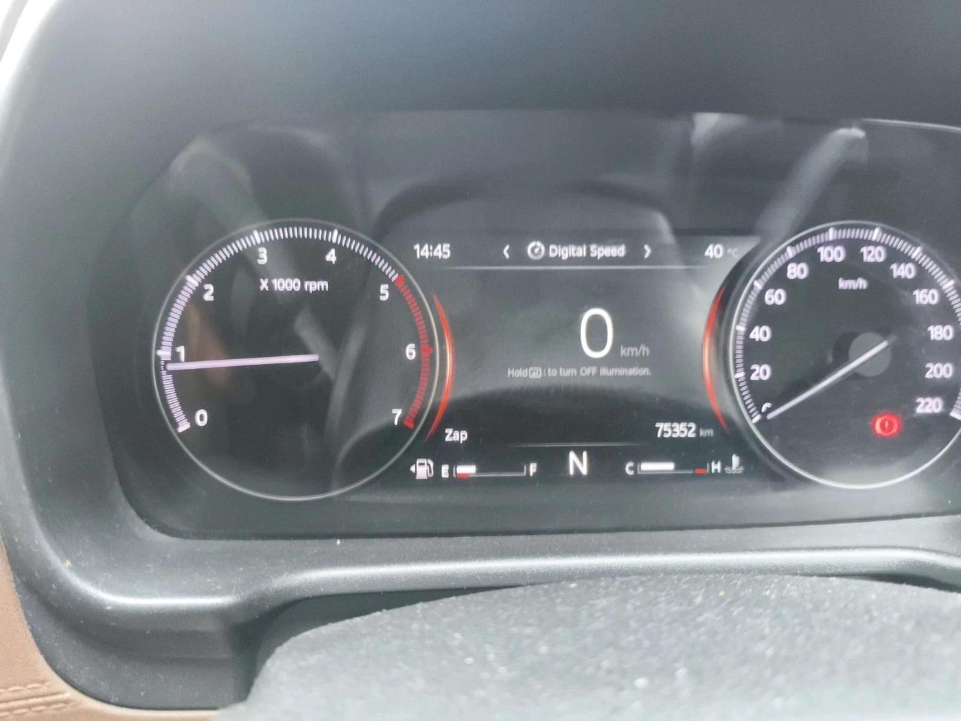2023 Mahindra SCORPIO-N Z6 DIESEL MT 2WD 7 STR, Diesel, Manual, 75,352 km, interior