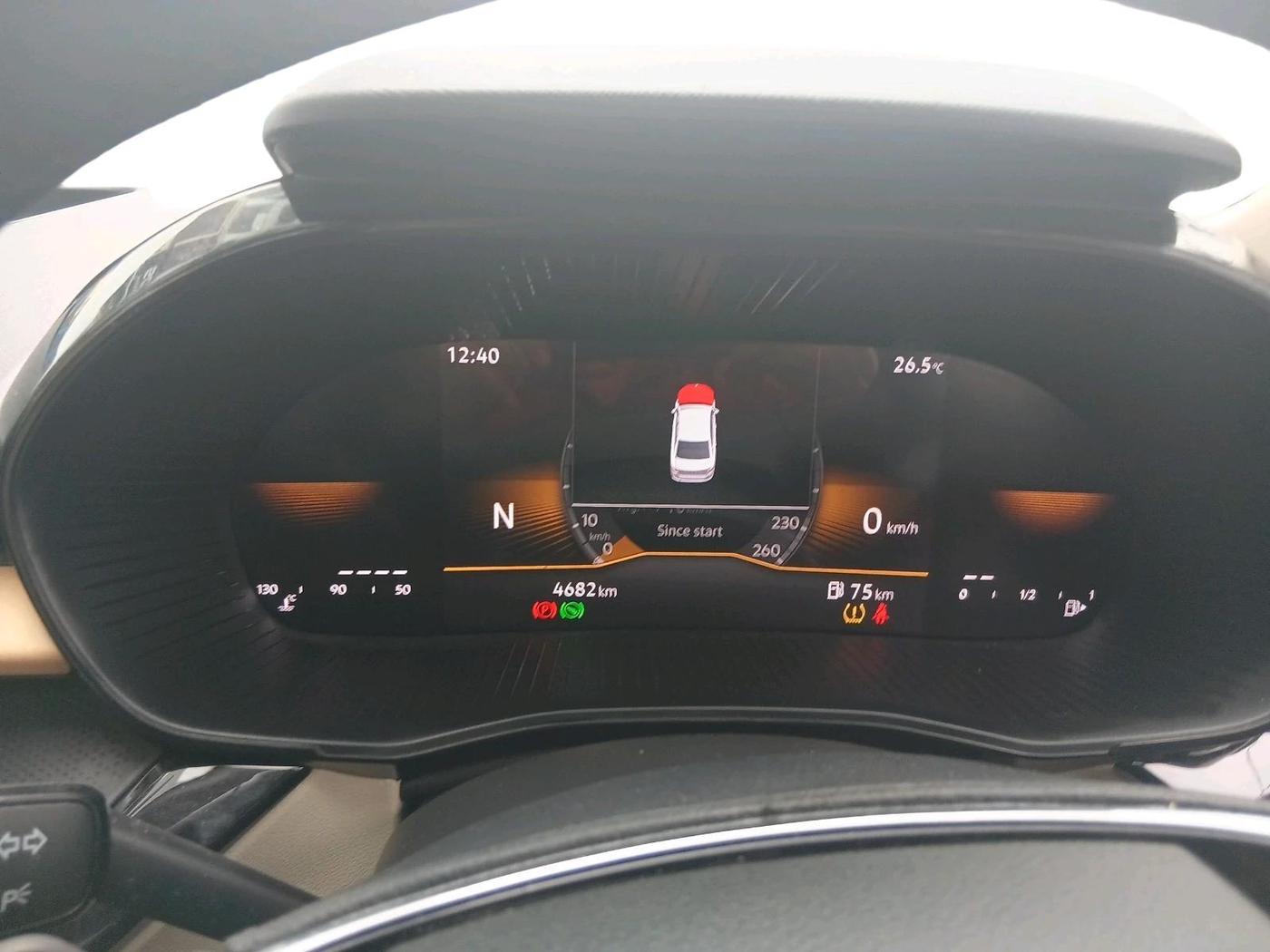 2025 Skoda SLAVIA Prestige 1.5L TSI AT, Petrol, Automatic, 4,682 km, interior