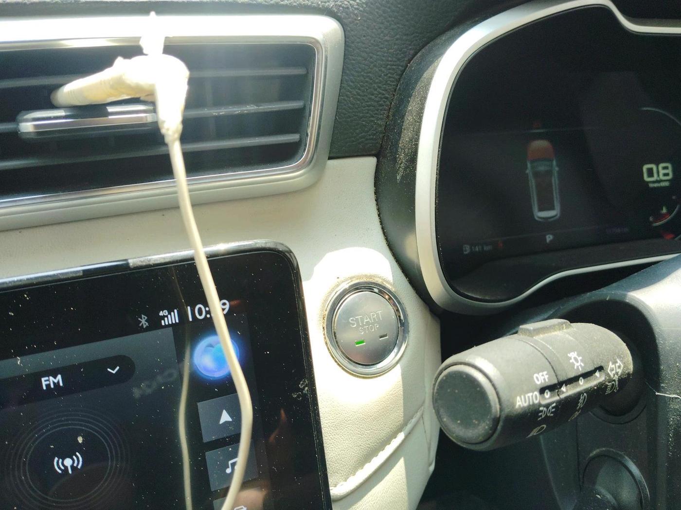 2022 MG ASTOR SMART 1.5 CVT, Petrol, Automatic, 11,794 km, interior