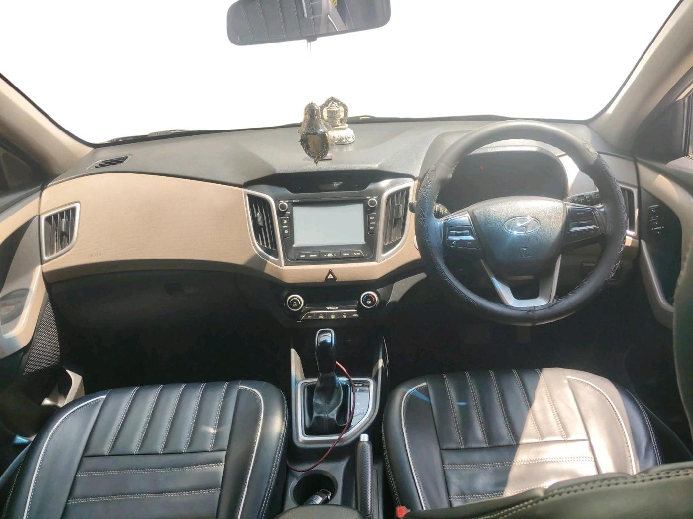 2017 Hyundai Creta SX PLUS AT 1.6 DIESEL, Diesel, Automatic, 68,546 km, interior