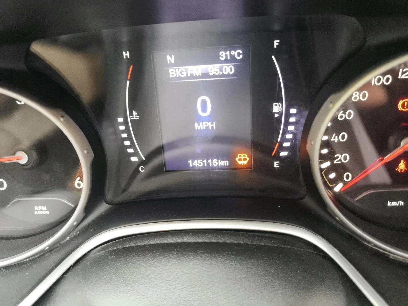 2017 Jeep Compass LIMITED 2.0 DIESEL, Diesel, Manual, 1,45,116 km, interior