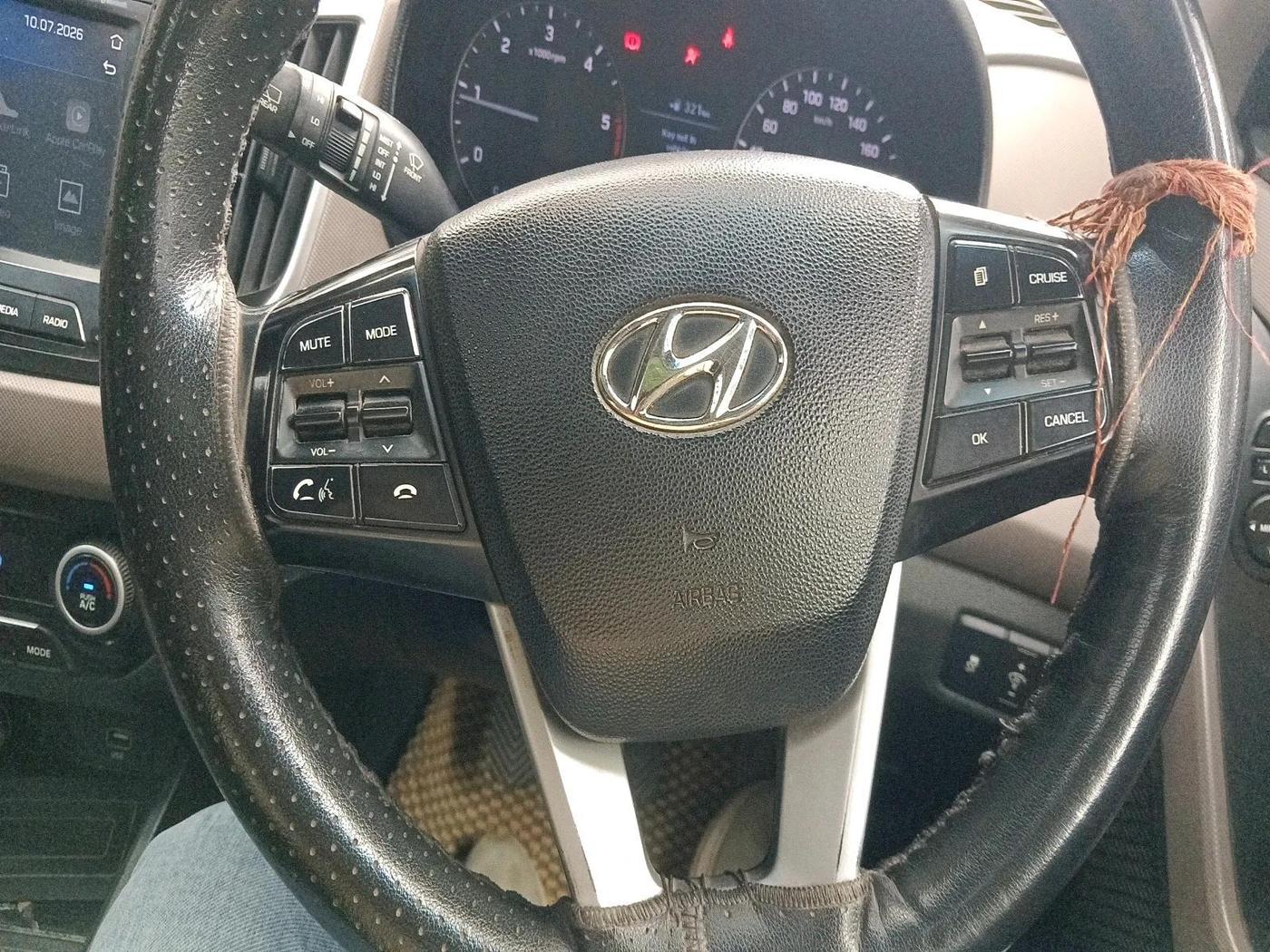 2019 Hyundai Creta SX (O) 1.6 DIESEL, Diesel, Manual, 69,796 km, interior