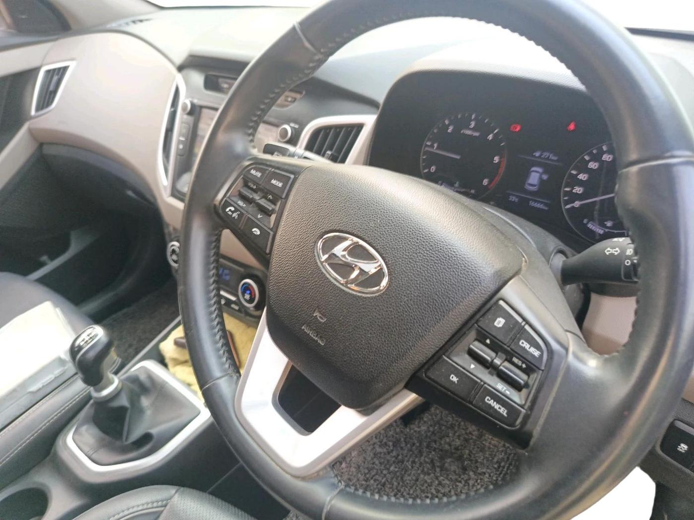 2018 Hyundai Creta SX (O) 1.6 DIESEL, Diesel, Manual, 16,666 km, interior
