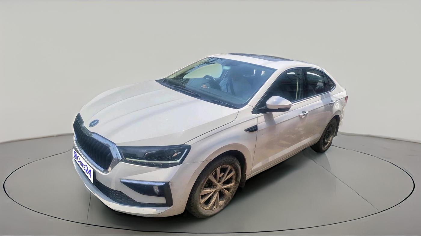 2022 Skoda SLAVIA STYLE 1.0L TSI MT, Petrol, Manual, 51,426 km, exterior