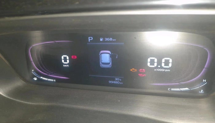 2022 KIA CARENS LUXURY PLUS 1.4 PETROL DCT 6 STR, Petrol, Automatic, 99,480 km, interior