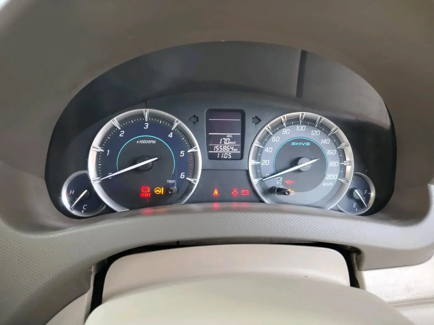 2016 Maruti Ertiga VDI SHVS, Diesel, Manual, 1,55,864 km, interior