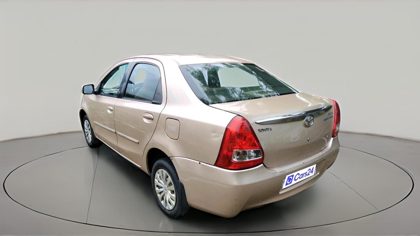 2012 Toyota Etios G, Petrol, Manual, 1,38,851 km, exterior
