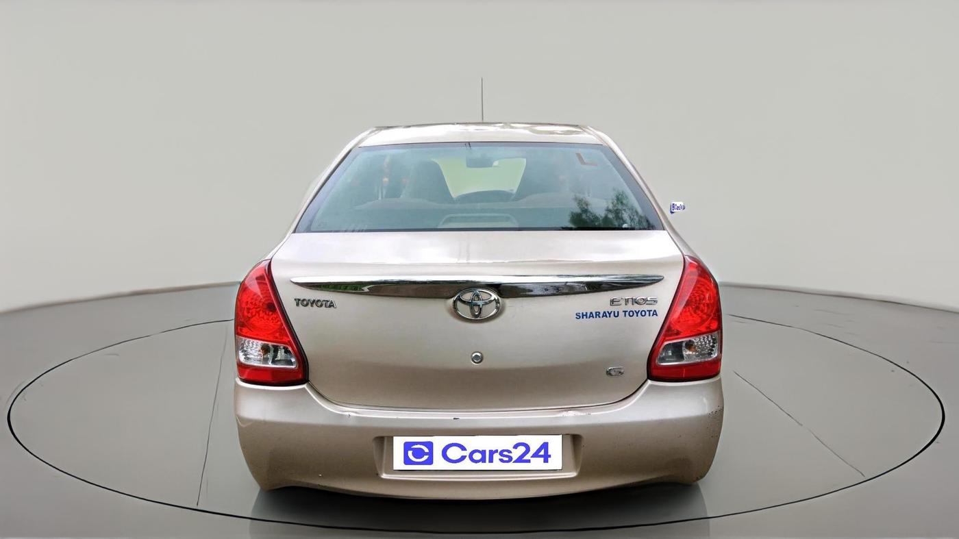 2012 Toyota Etios G, Petrol, Manual, 1,38,851 km, exterior