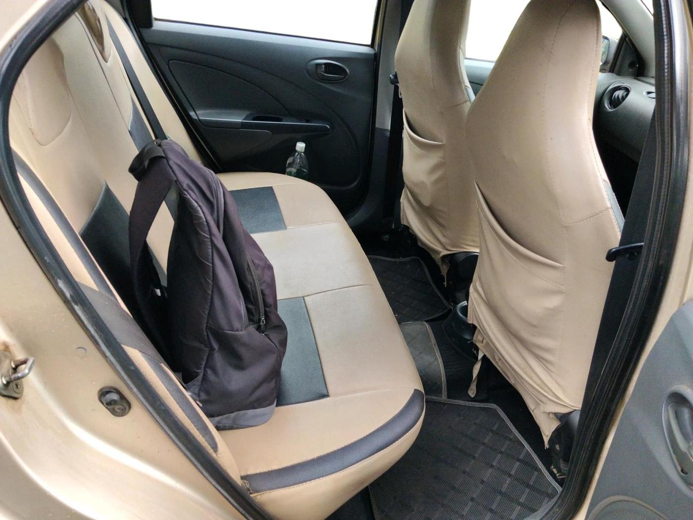 2012 Toyota Etios G, Petrol, Manual, 1,38,851 km, interior