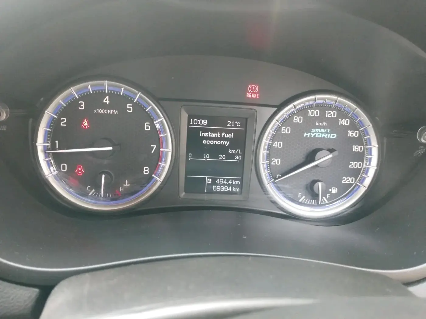 2020 Maruti S Cross ALPHA 1.5, Petrol, Manual, 69,394 km, interior