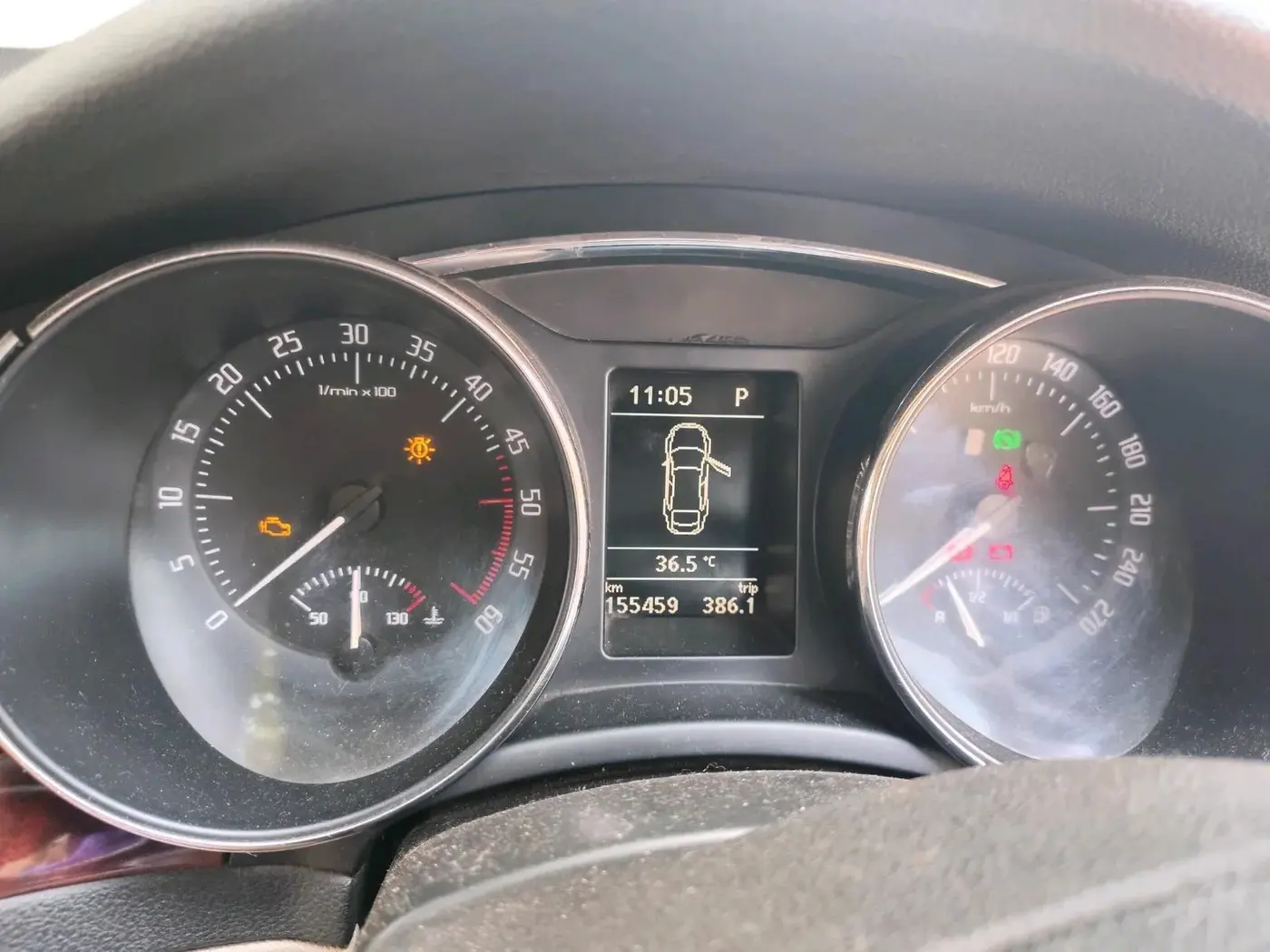2009 Skoda Superb ELEGANCE 2.0 TDI CR AT, Diesel, Automatic, 1,55,459 km, interior