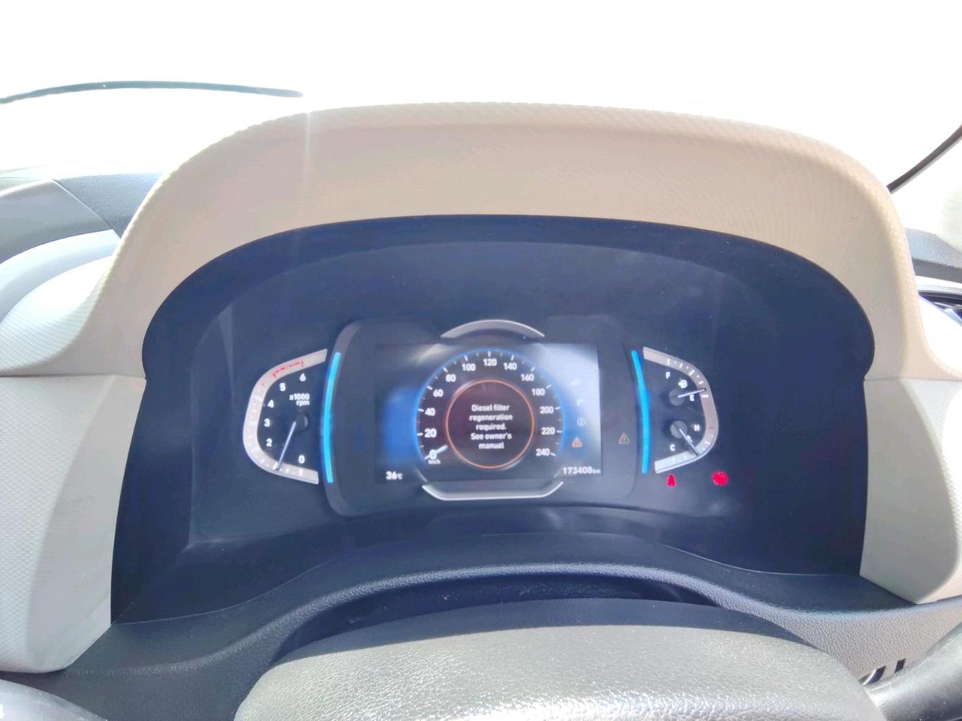 2020 Hyundai Creta SX (O) 1.5 DIESEL, Diesel, Manual, 1,73,408 km, interior