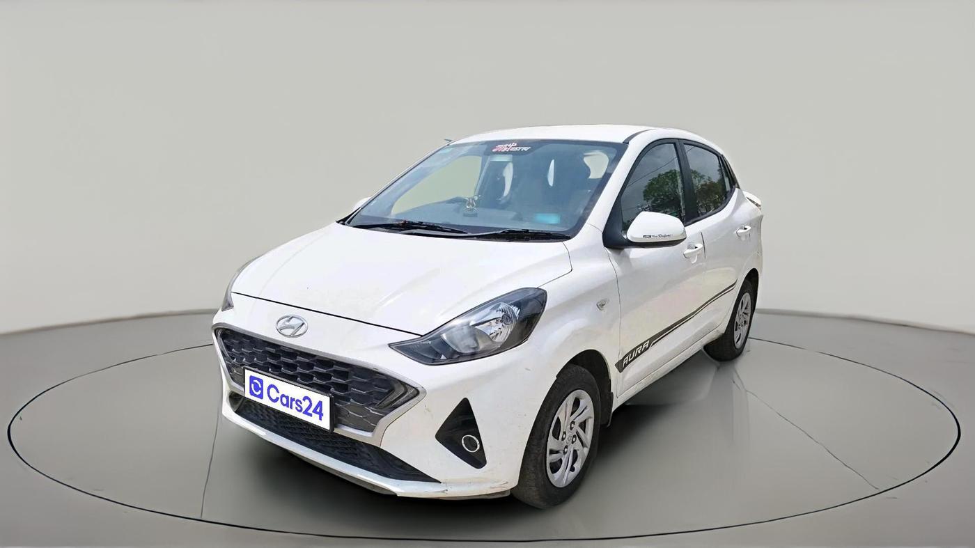 2022 Hyundai AURA S 1.2 CNG, CNG, Manual, 49,972 km, exterior