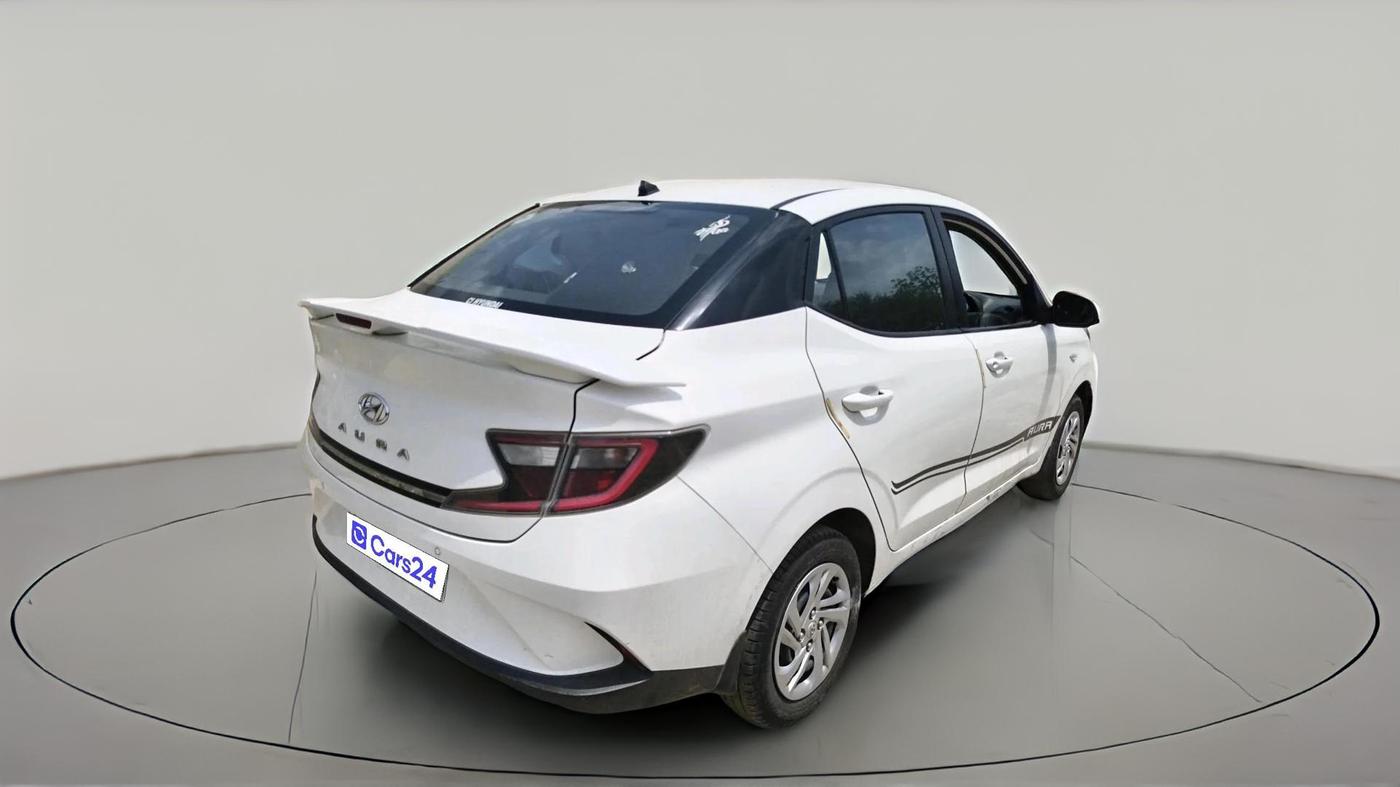 2022 Hyundai AURA S 1.2 CNG, CNG, Manual, 49,972 km, exterior
