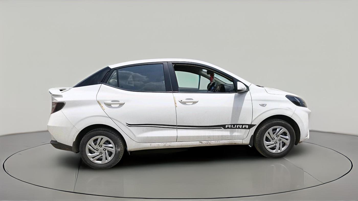 2022 Hyundai AURA S 1.2 CNG, CNG, Manual, 49,972 km, exterior