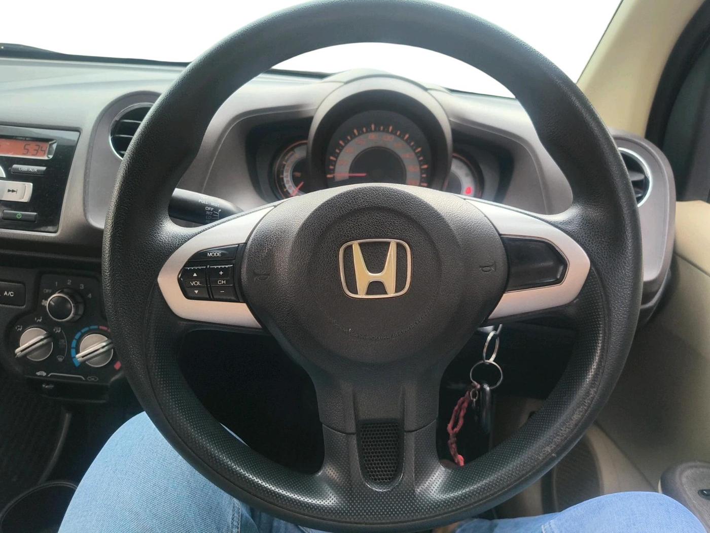 2013 Honda Brio S MT, Petrol, Manual, 54,917 km, interior