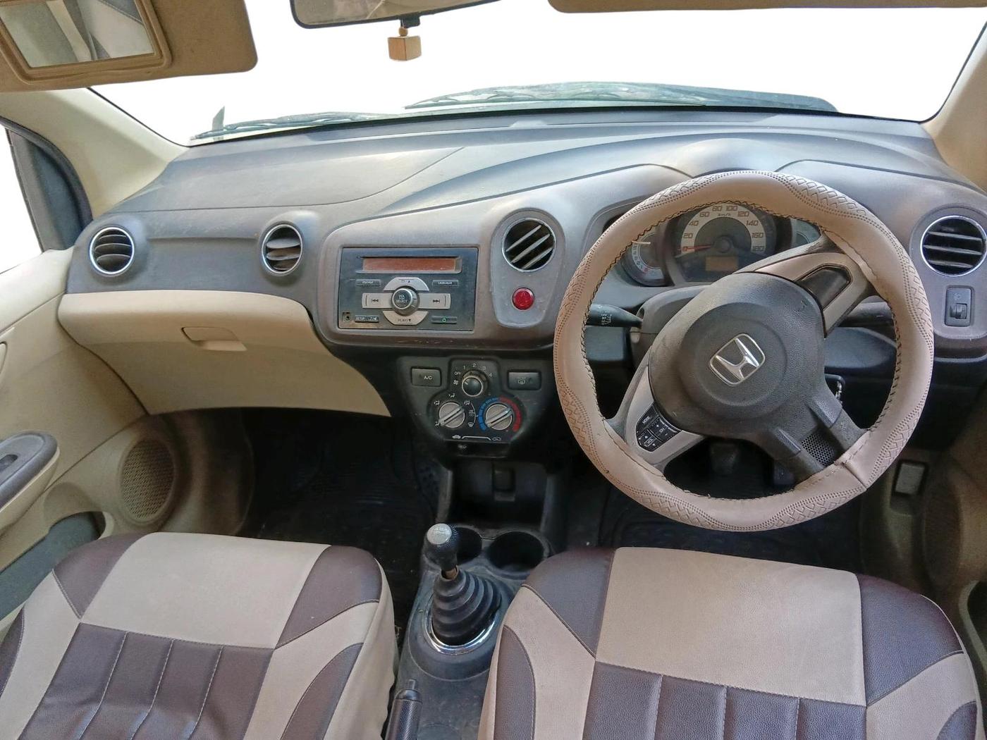 2013 Honda Brio S MT, Petrol, Manual, 61,594 km, interior