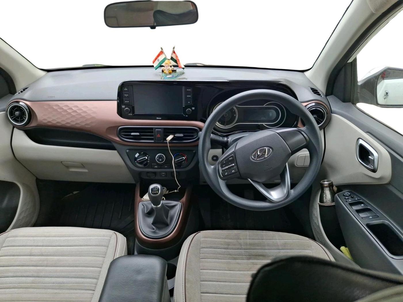 2022 Hyundai AURA SX 1.2, CNG, Manual, 37,355 km, interior