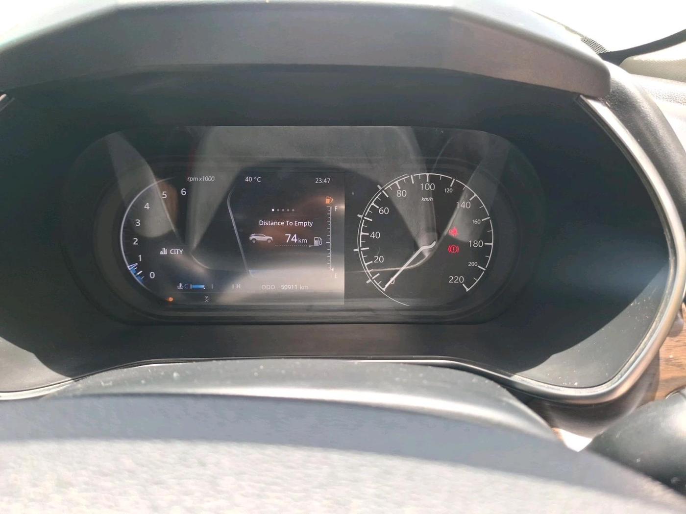 2019 Tata Harrier XZ 2.0L, Diesel, Manual, 50,911 km, interior