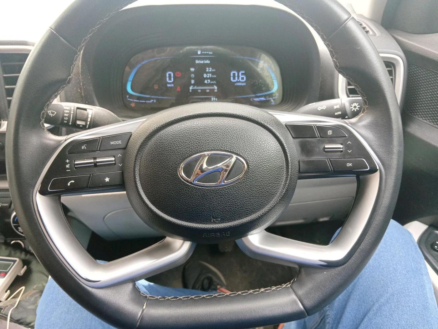 2022 Hyundai VENUE SX 1.2 PETROL, CNG, Manual, 30,466 km, interior