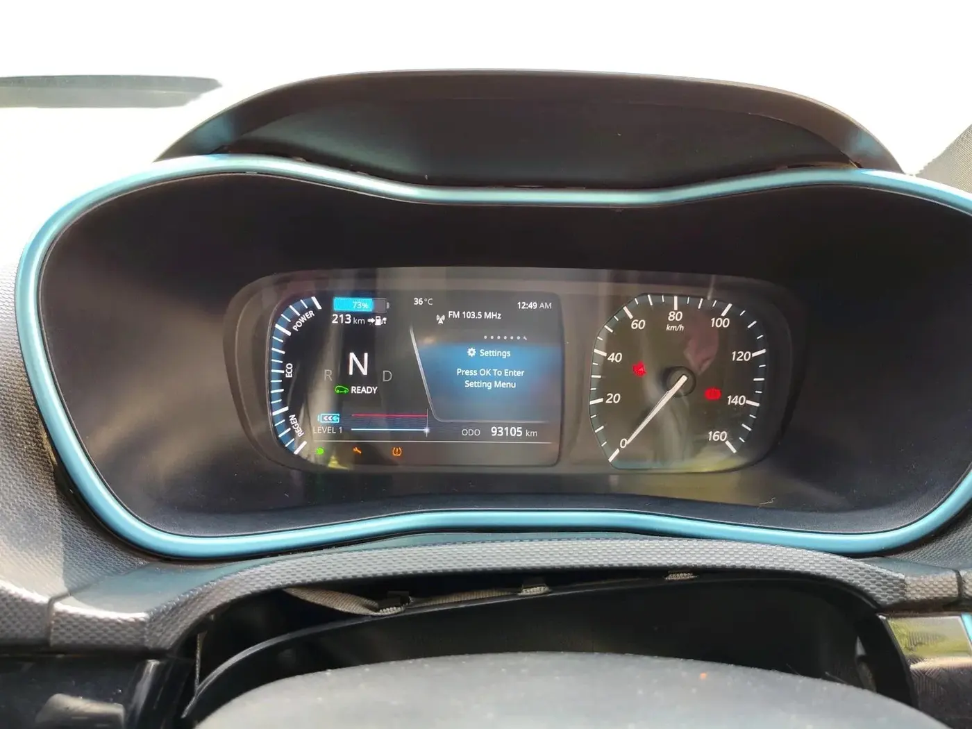 2022 Tata NEXON EV XZ PLUS, Electric, Automatic, 93,105 km, interior