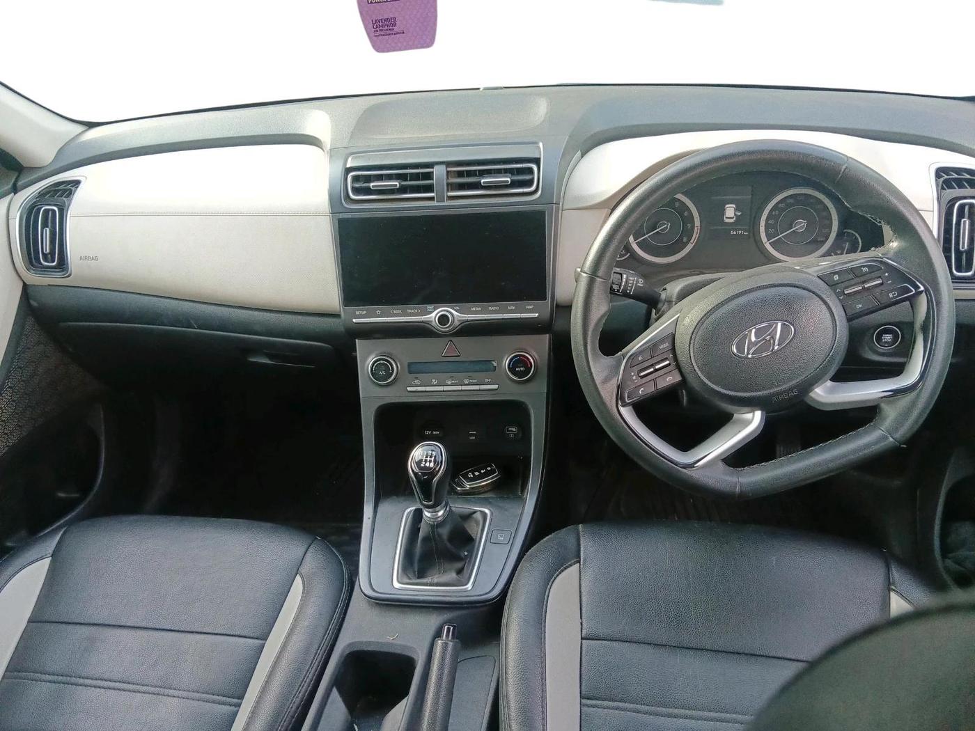 2021 Hyundai Creta SX 1.5 PETROL, Petrol, Manual, 56,191 km, interior