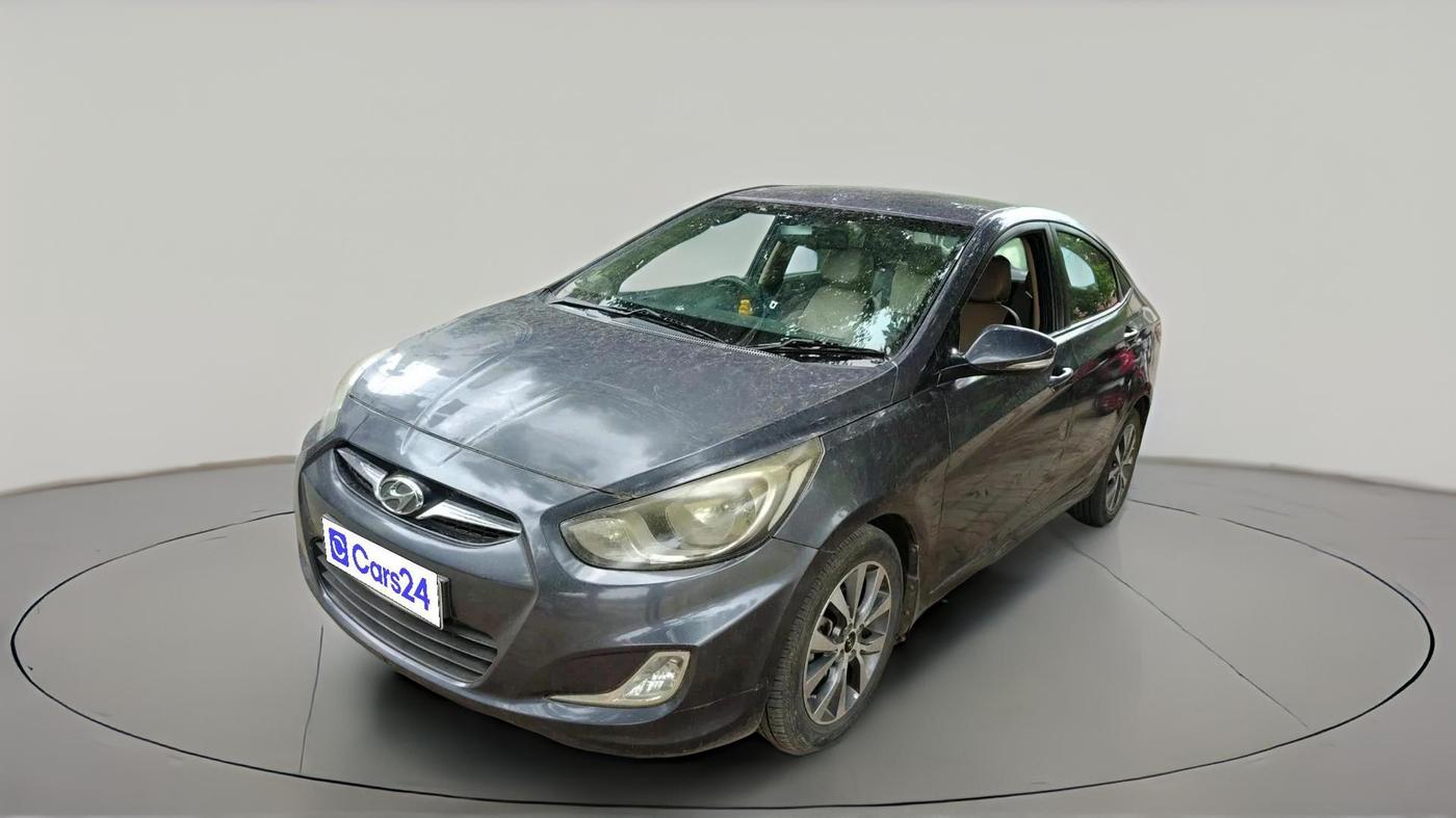 2014 Hyundai Verna FLUIDIC 1.6 CRDI SX, Diesel, Manual, 93,692 km, exterior