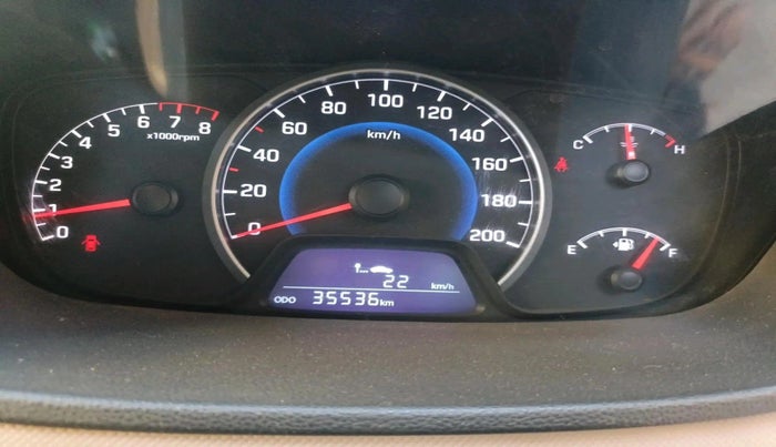 2013 Hyundai Grand i10 SPORTZ 1.2 KAPPA VTVT, Petrol, Manual, 35,536 km, interior