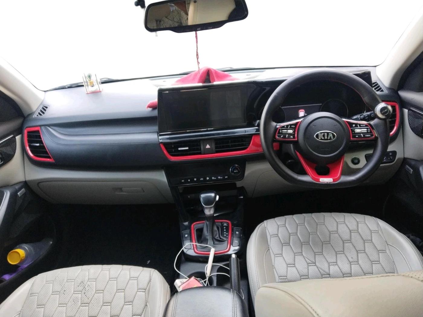 2020 KIA SELTOS HTX PLUS AT1.5 DIESEL, Diesel, Automatic, 1,41,133 km, interior