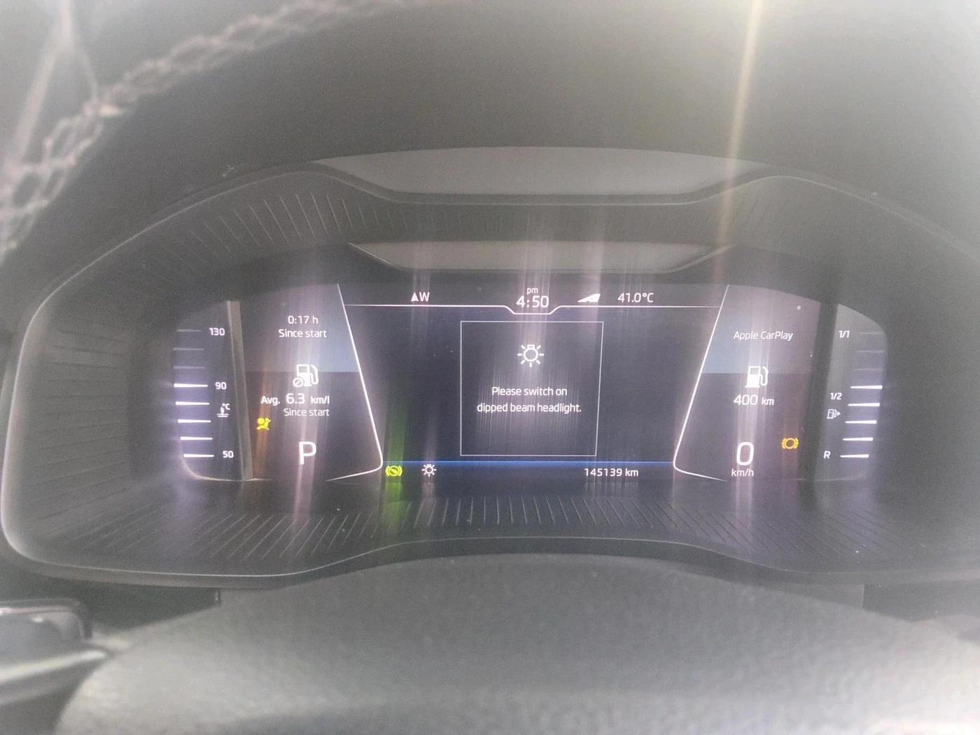 2019 Skoda Kodiaq L&K 2.0 TDI 4X4 AT, Diesel, Automatic, 1,45,139 km, interior
