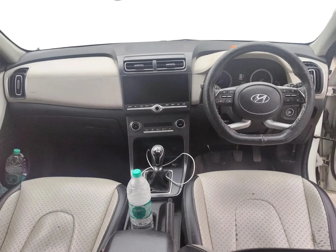 2021 Hyundai Creta SX EXECUTIVE 1.5 DIESEL, Diesel, Manual, 1,15,779 km, interior