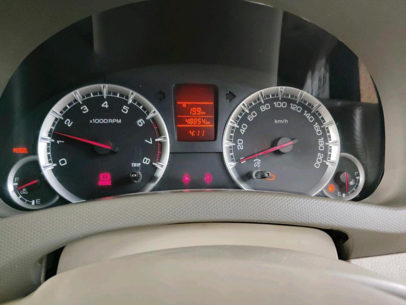 2017 Maruti Ertiga VXI CNG, CNG, Manual, 48,854 km, interior