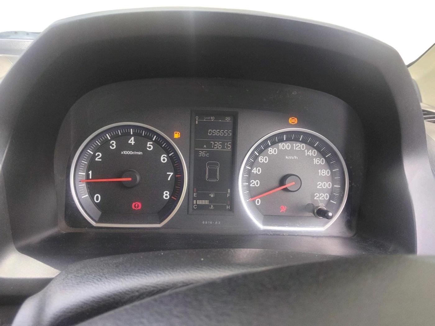 2008 Honda CRV 2.4L 2WD MT, Petrol, Manual, 96,655 km, interior