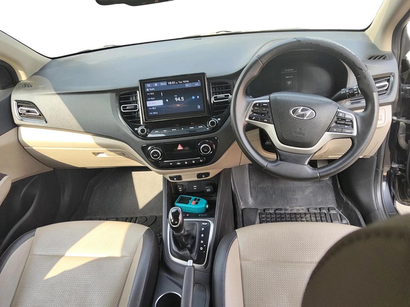 2021 Hyundai Verna SX (O) 1.5 CRDI AT, Diesel, Automatic, 1,24,740 km, interior