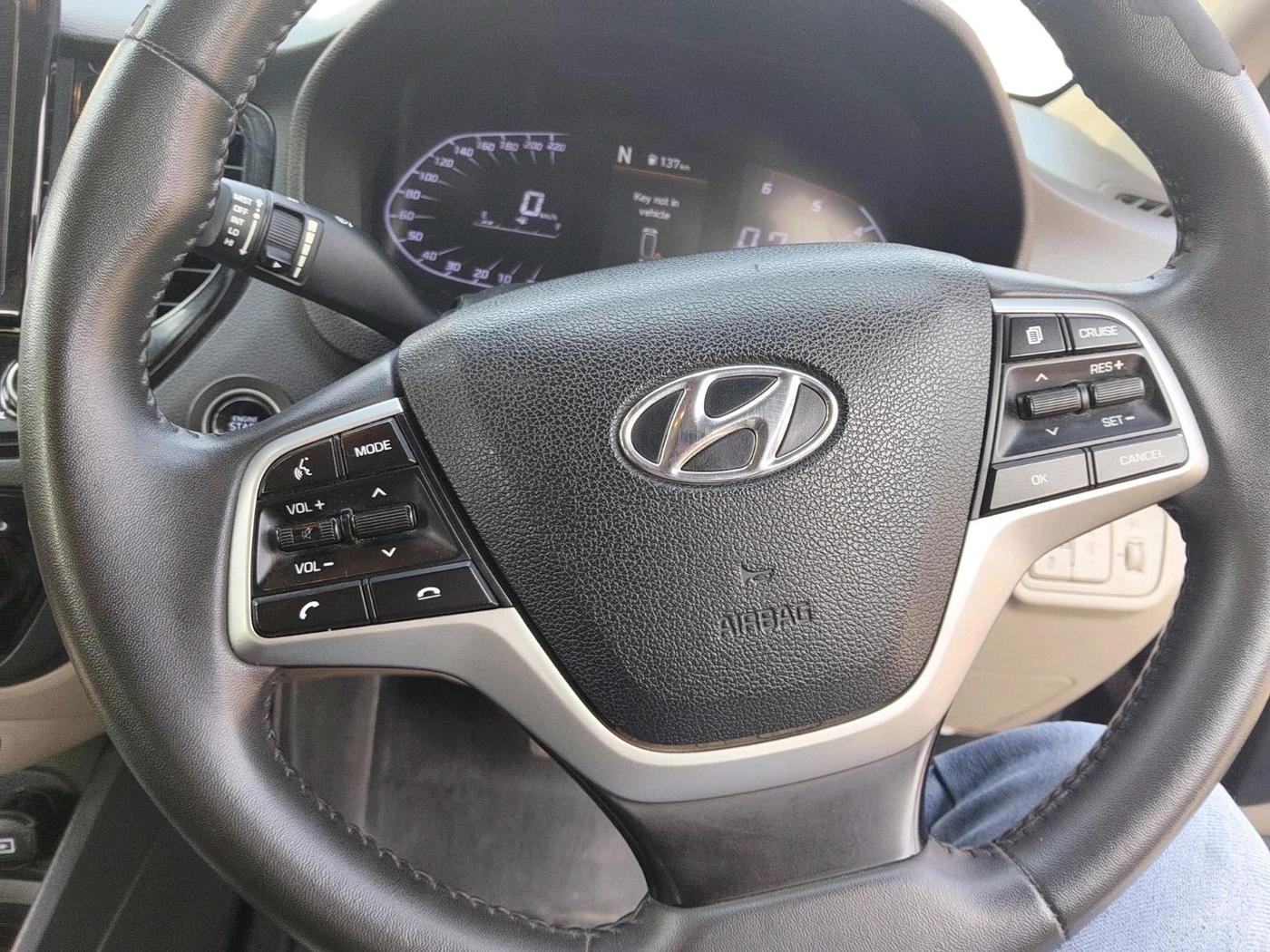 2021 Hyundai Verna SX (O) 1.5 CRDI AT, Diesel, Automatic, 1,24,740 km, interior