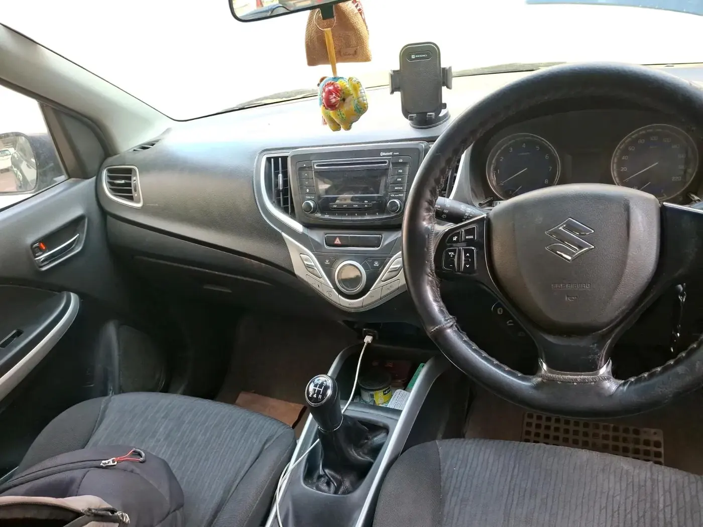 2016 Maruti Baleno DELTA PETROL 1.2, Petrol, Manual, 1,63,610 km, interior