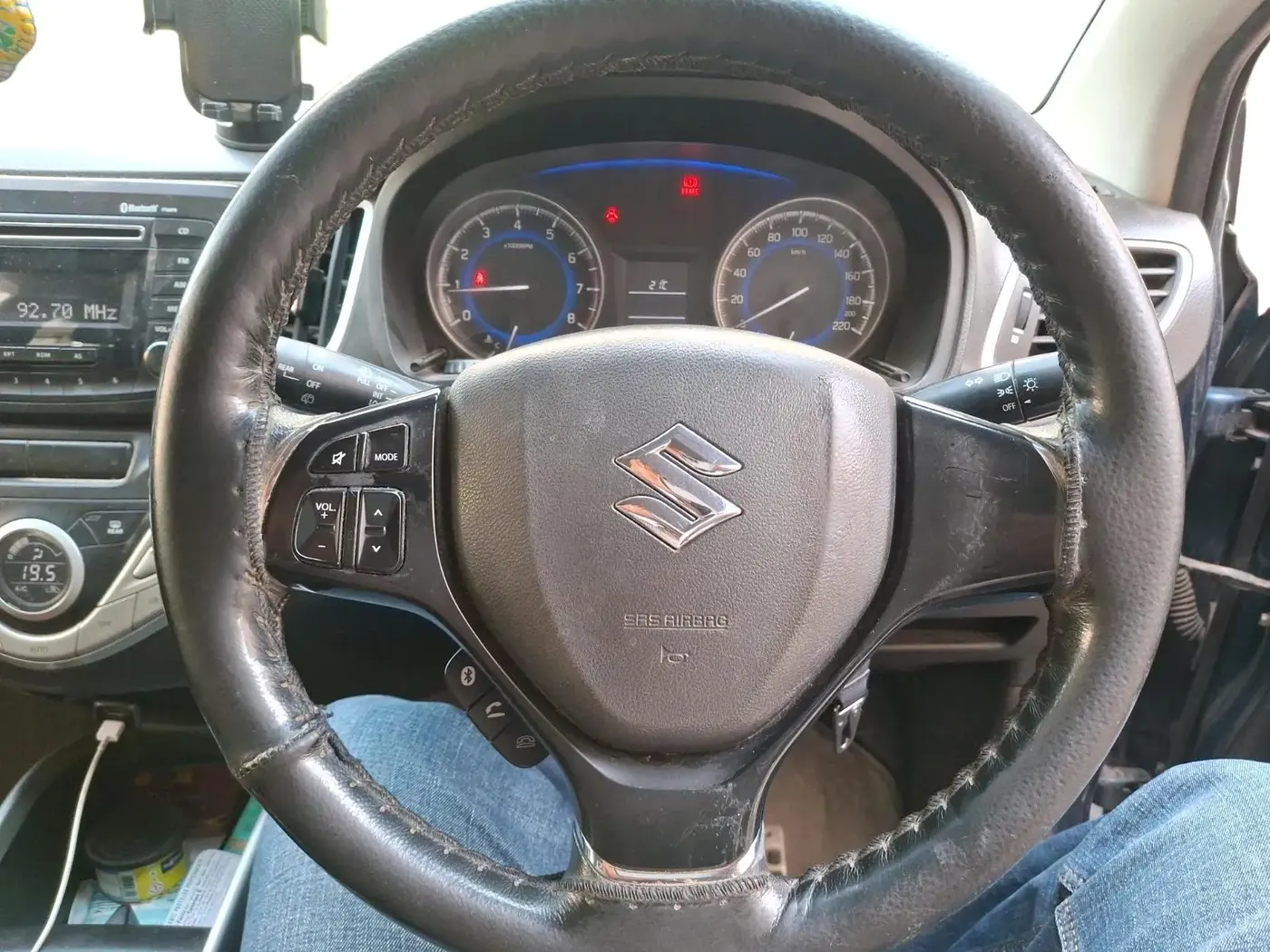 2016 Maruti Baleno DELTA PETROL 1.2, Petrol, Manual, 1,63,610 km, interior