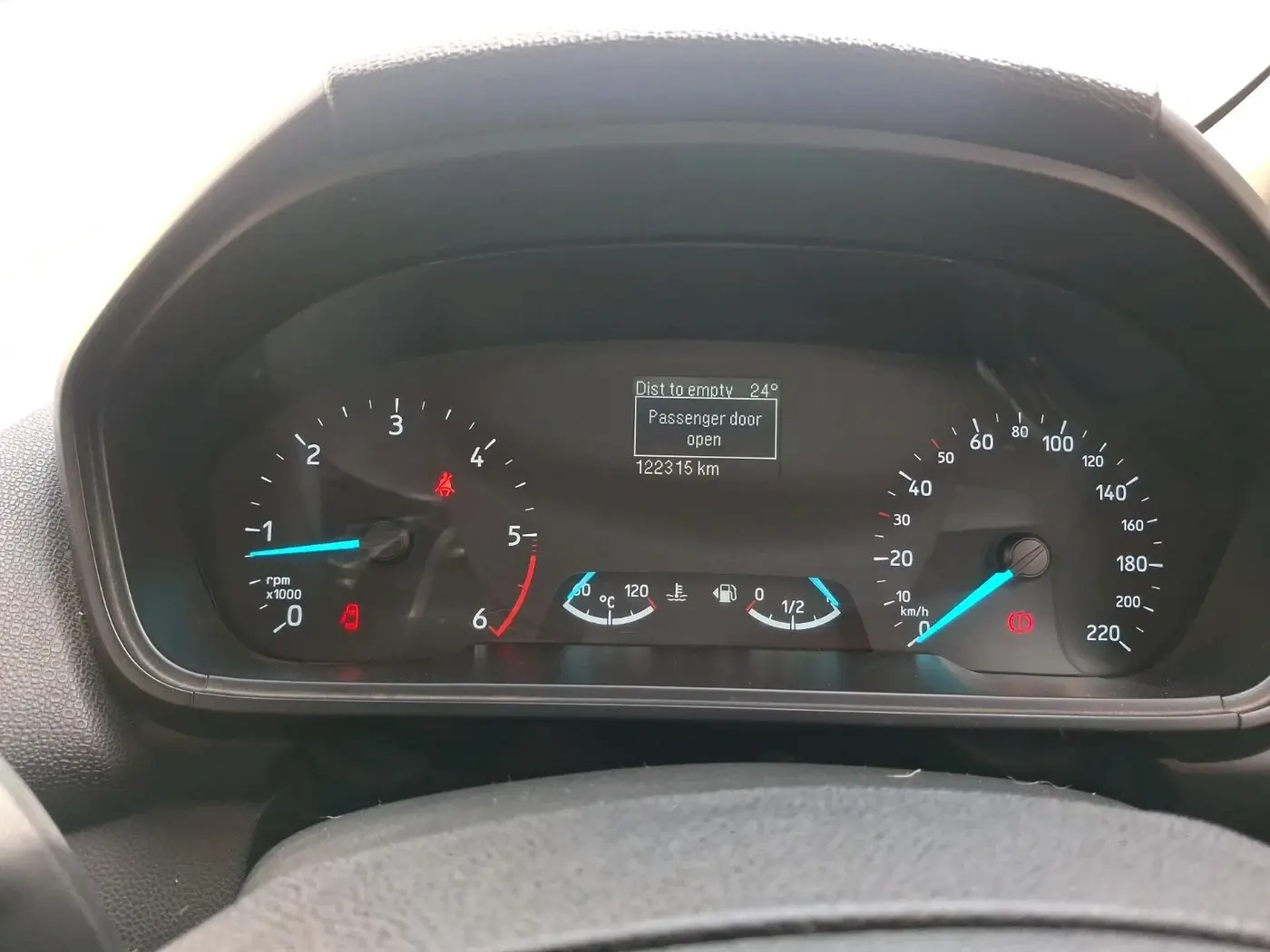 2019 Ford Ecosport TREND 1.5L DIESEL, Diesel, Manual, 1,22,315 km, interior
