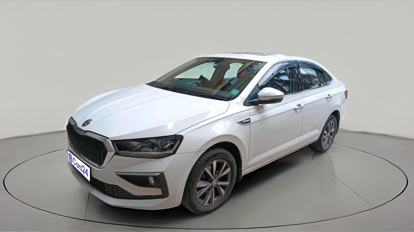 2022 Skoda SLAVIA STYLE 1.5L TSI MT, Petrol, Manual, 49,191 km, exterior