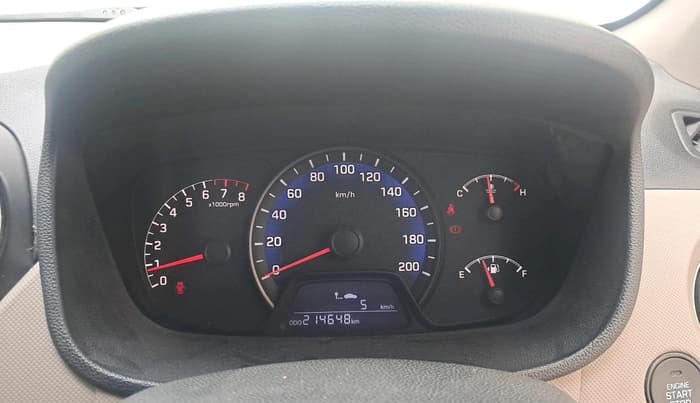 2014 Hyundai Xcent SX 1.2 (O), Petrol, Manual, 2,14,648 km, interior