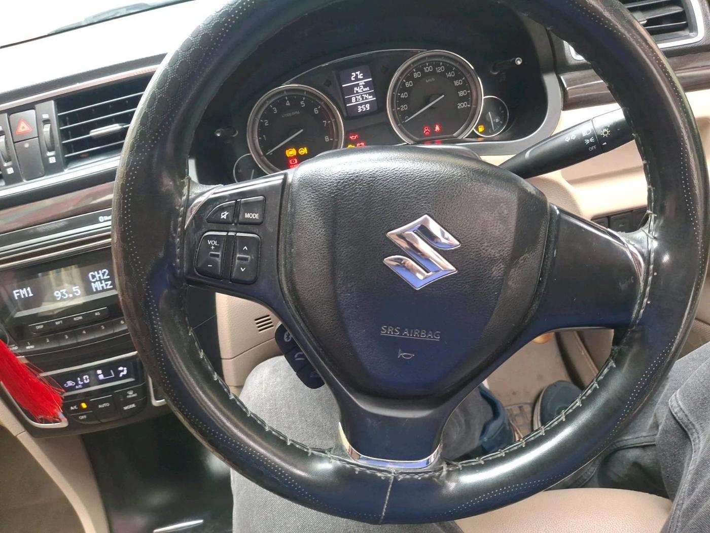 2018 Maruti Ciaz DELTA 1.4 MT PETROL, Petrol, Manual, 87,574 km, interior