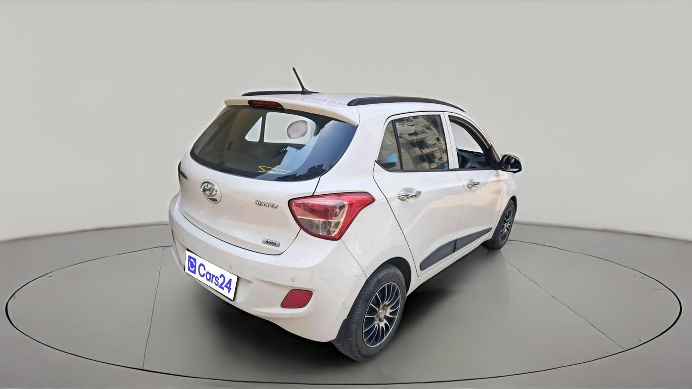 2014 Hyundai Grand i10 SPORTZ AT 1.2 KAPPA VTVT, Petrol, Automatic, 58,208 km, exterior