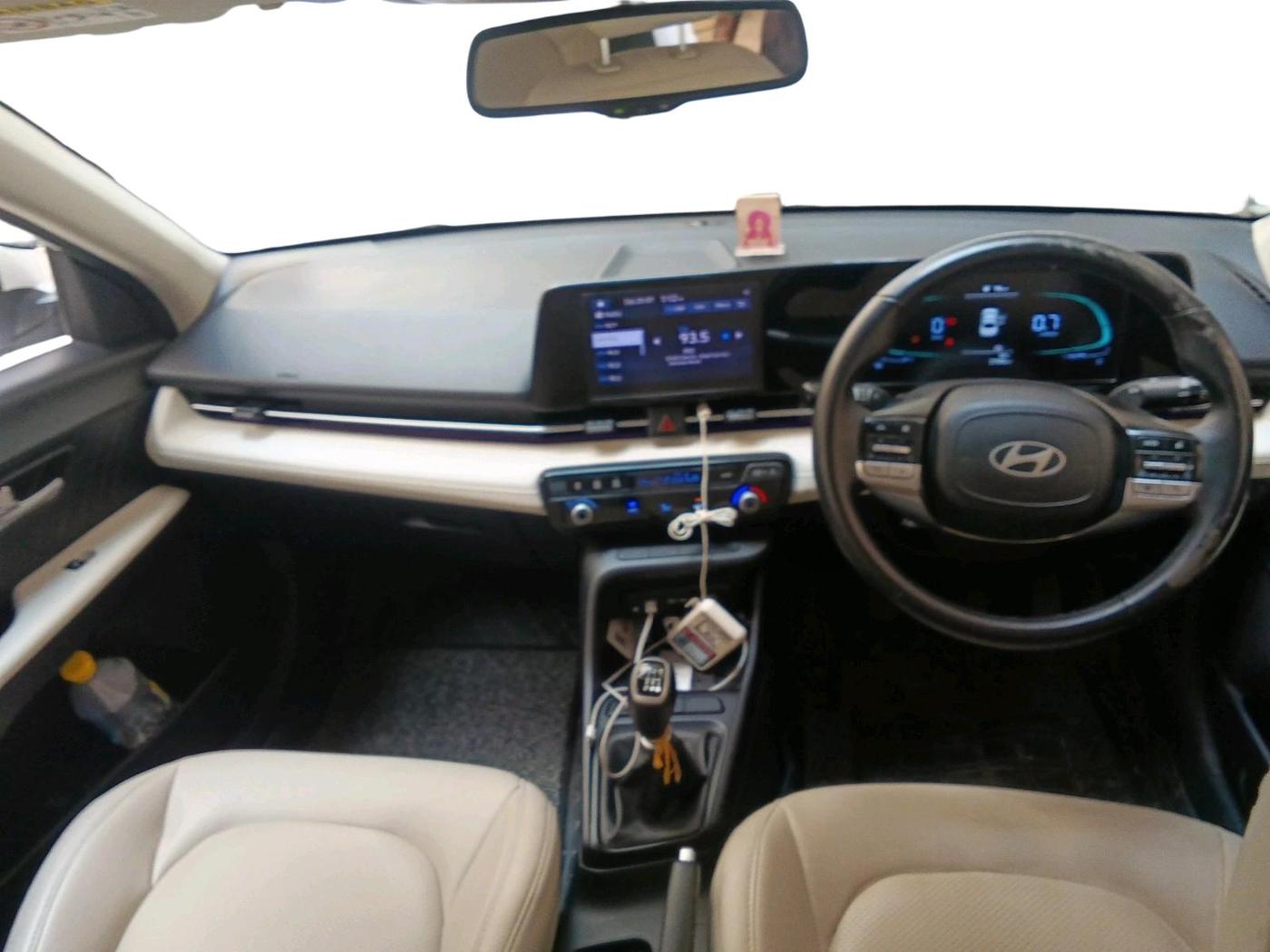 2024 Hyundai Verna SX 1.5 l MPI, Petrol, Manual, 31,543 km, interior