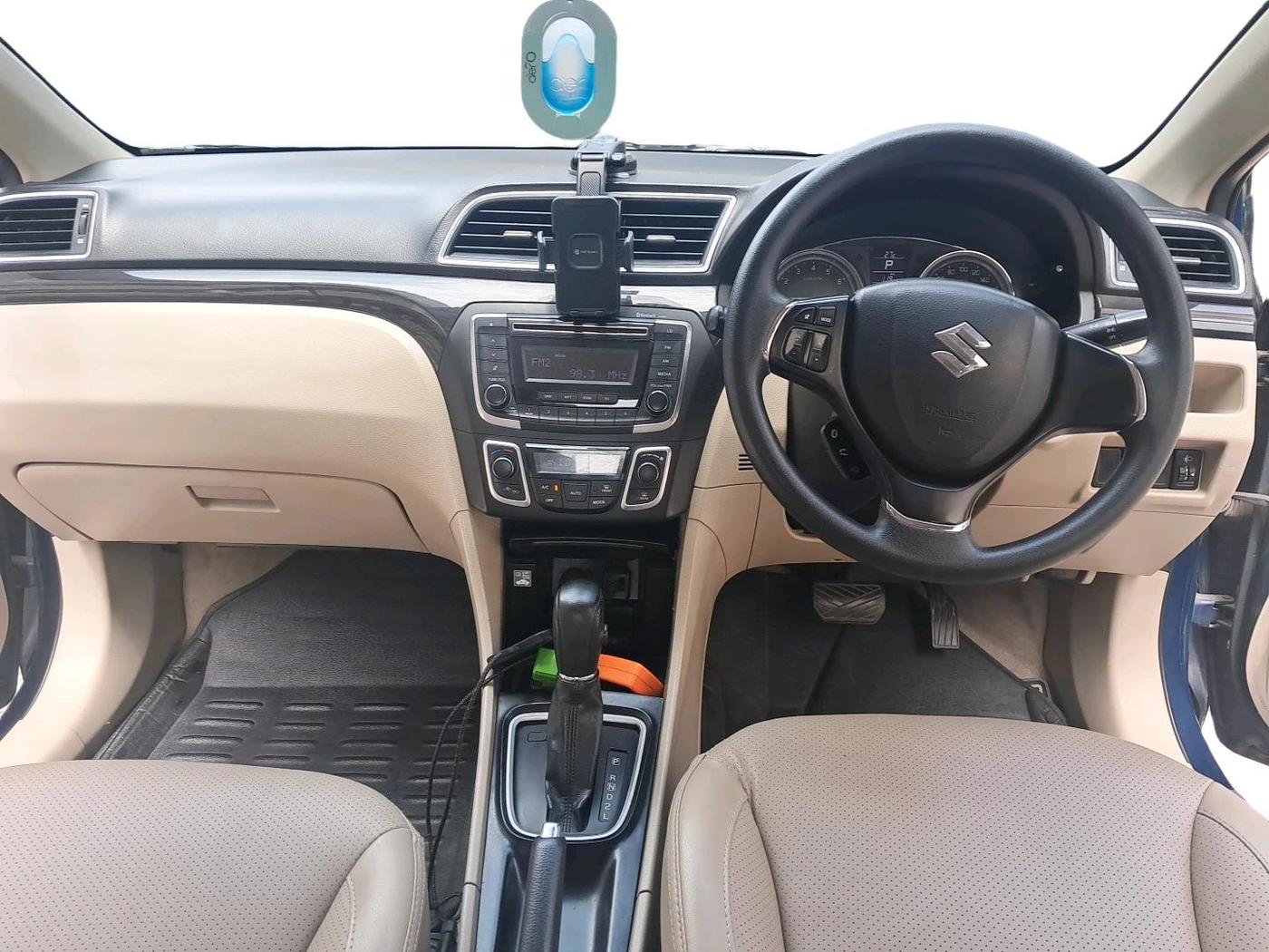 2017 Maruti Ciaz ZETA 1.4  AT PETROL, Petrol, Automatic, 1,18,890 km, interior