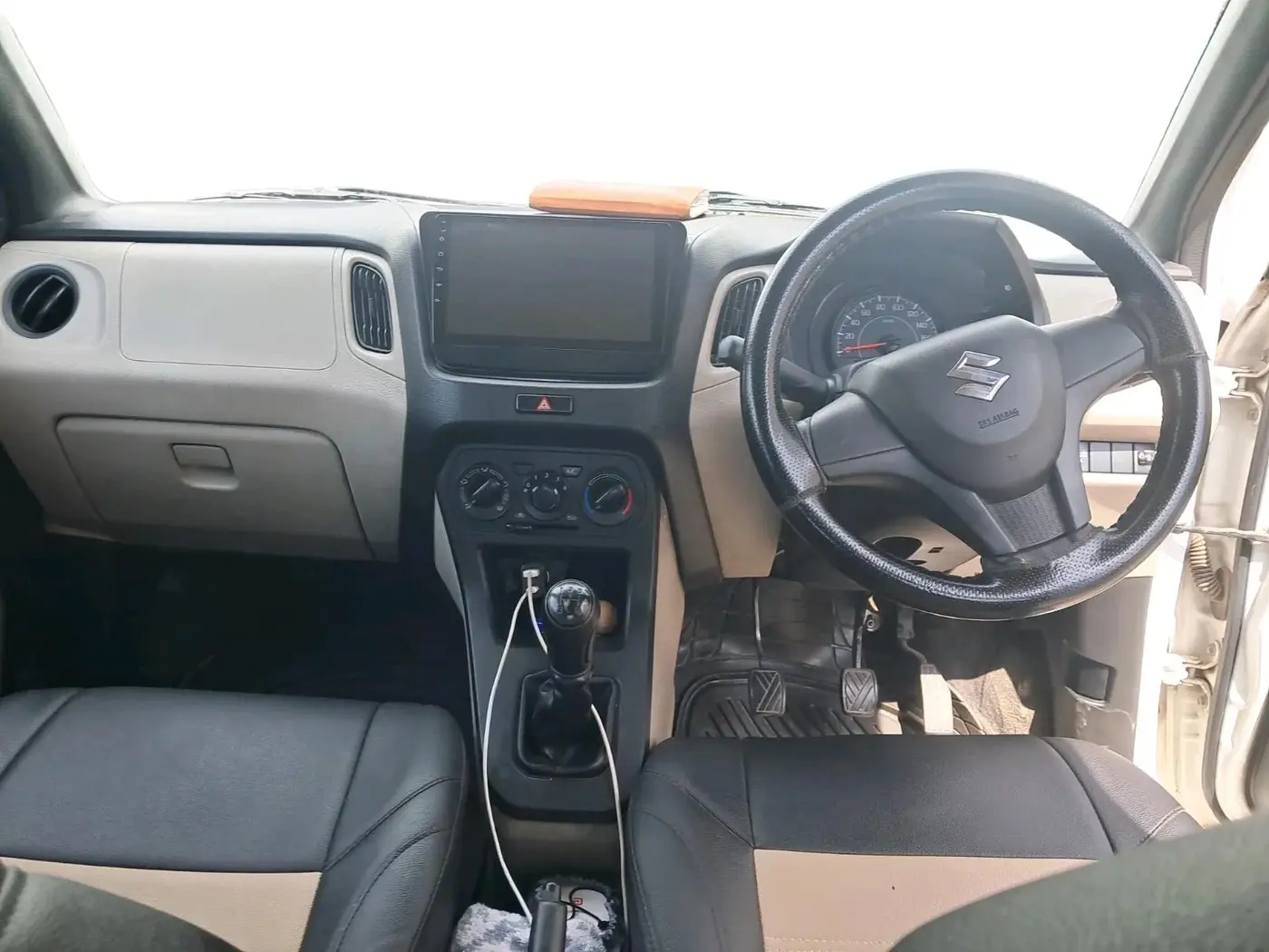 2020 Maruti New Wagon-R LXI CNG 1.0, CNG, Manual, 80,003 km, interior