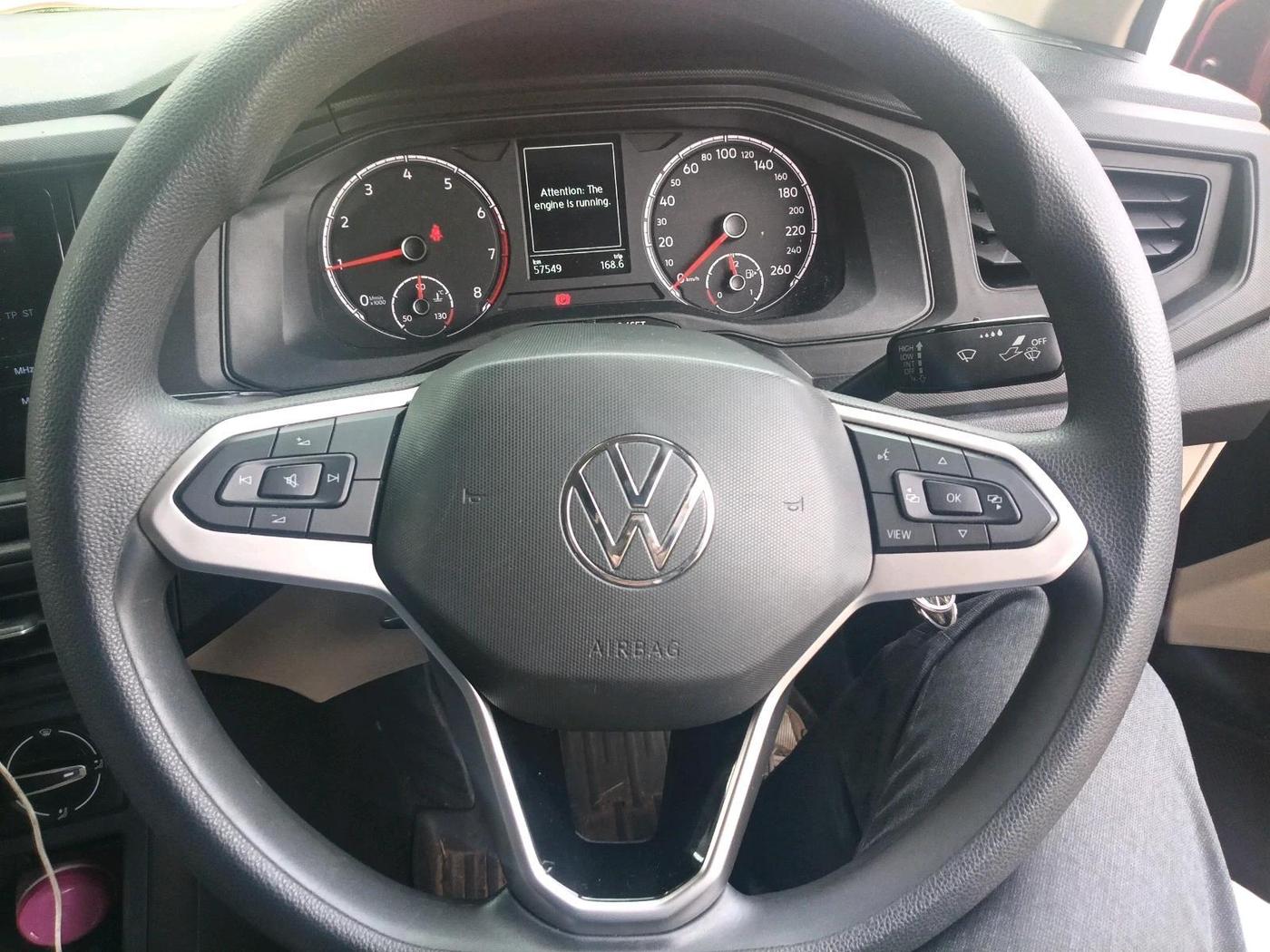 2023 Volkswagen VIRTUS COMFORTLINE TSI 1.0 MT, Petrol, Manual, 57,549 km, interior